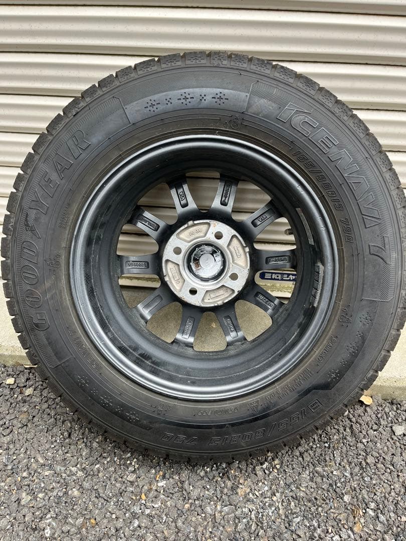 13インチスタッドレス　極美品　155/80/R13 軽自動車