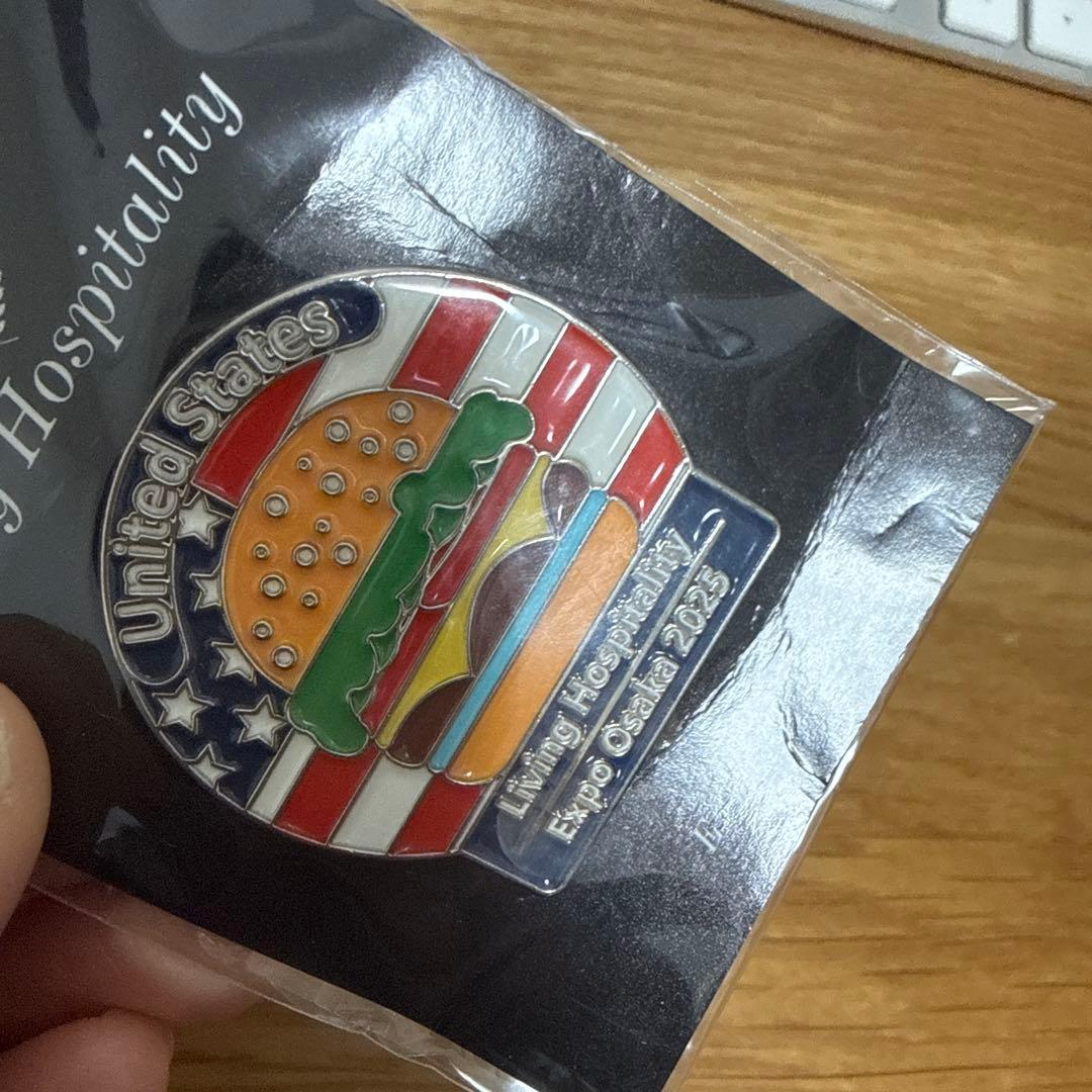 アメリカLiving Hospitality万博 2025 ピンバッジ