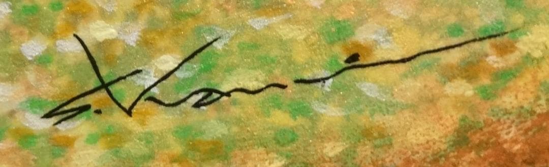 上鈴木正一 油彩画 B4『 朝の調教 』新作原画 超・超オススメの作品です!!