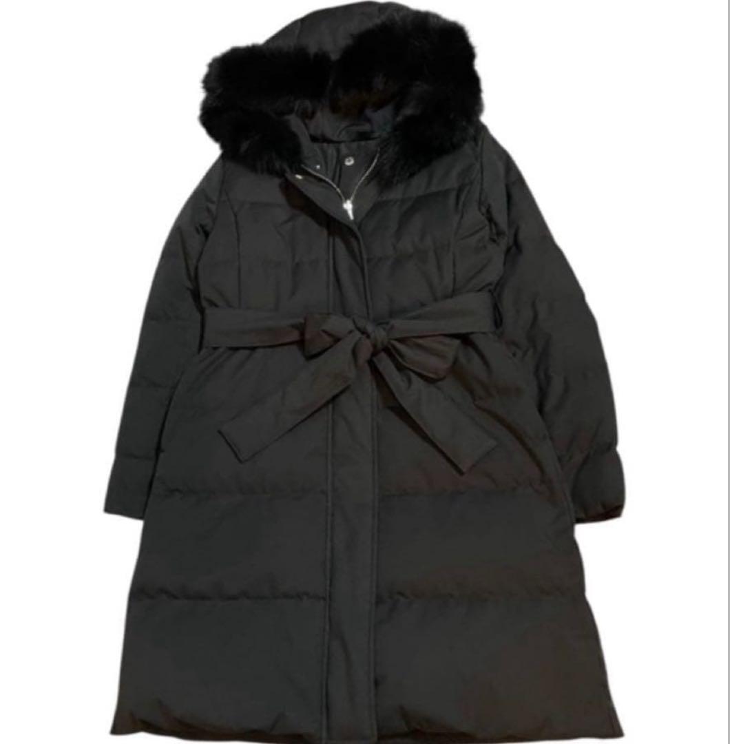 MERCURYDUO 2wayダウンジャケット リバーシブルフォックスファー 黒