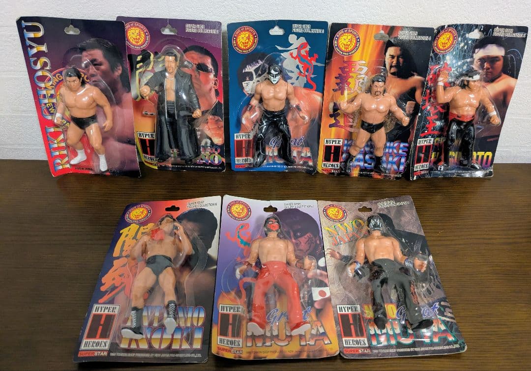 新日本プロレス フィギュア 8体セット　プロレス Yahoo!オークション -「プロレス」(フィギュア) の落札相場・落札価格
