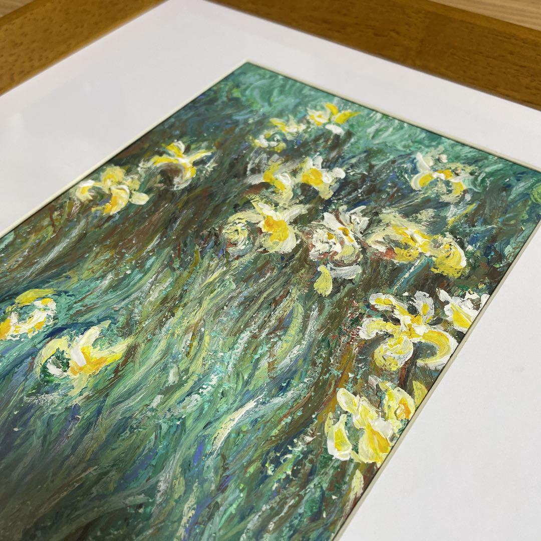 クラウドモネ　黄色の百合　印象派