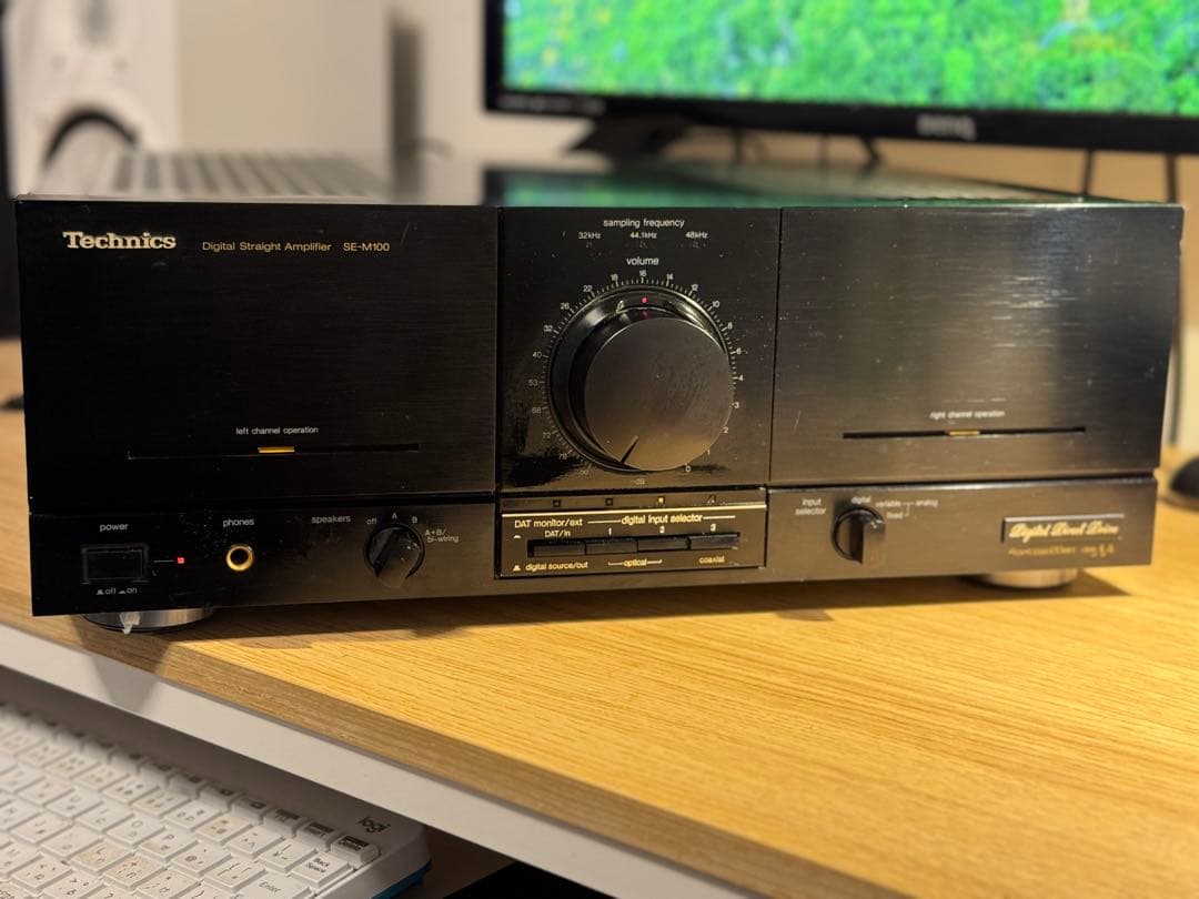 【名機】Technics デジタルストレートアンプ SE-M100 SE-M100