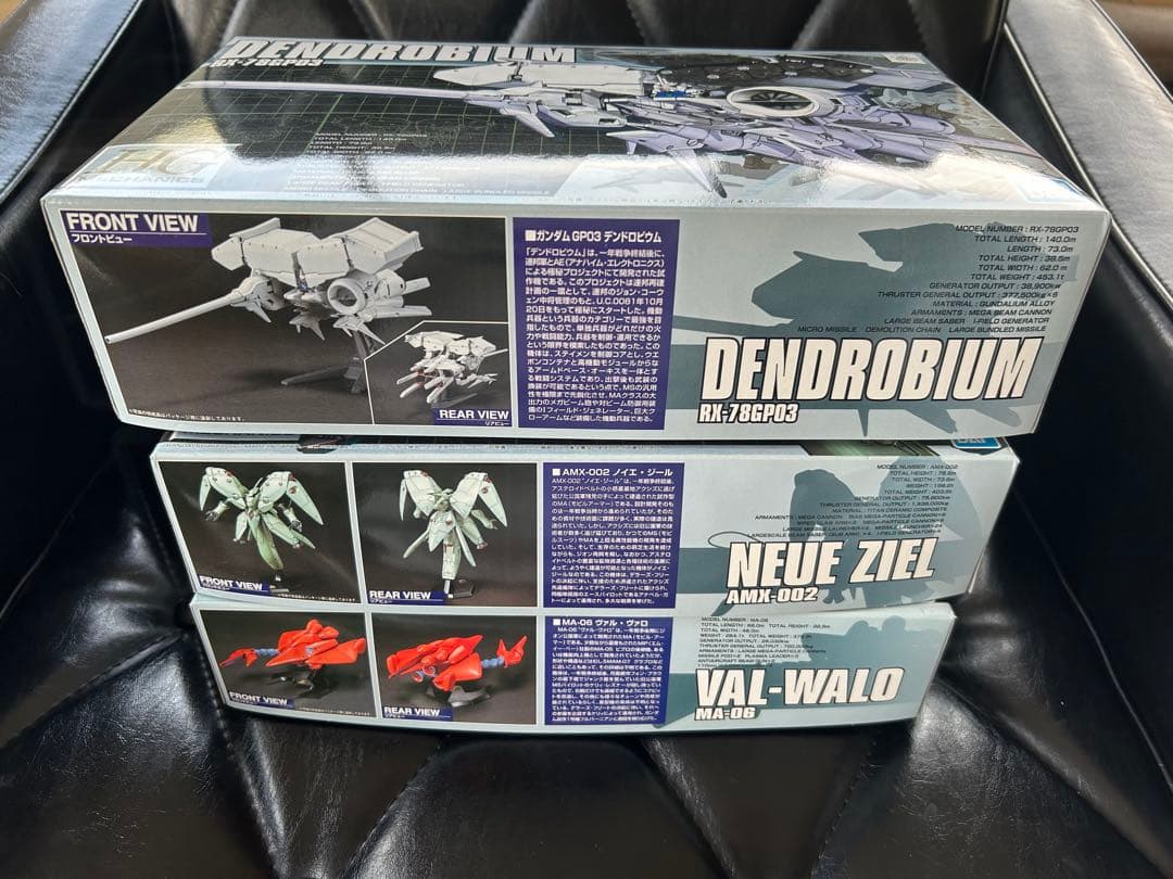 ガンプラ HGメカニクス デンドロビウム ノイエジール ヴァルヴァロ 3点