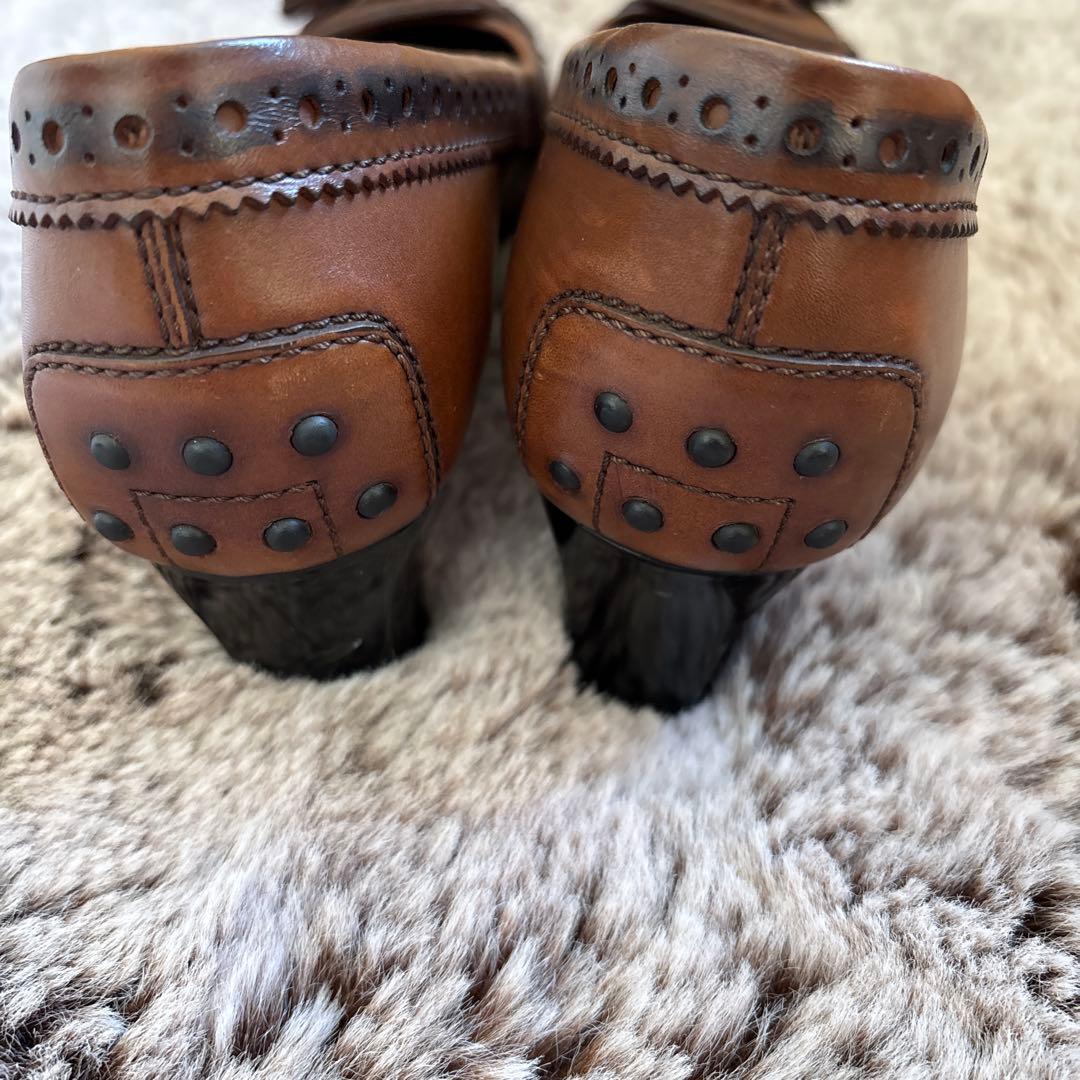 TOD'S トッズ ブラウン タッセル付き パンプス 美品 激安 - 靴ブランド