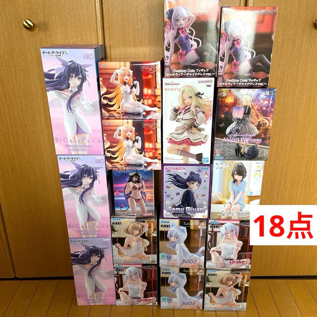 最新入り 美少女 フィギュア まとめ売りセット プライズ 18体 - メルカリ