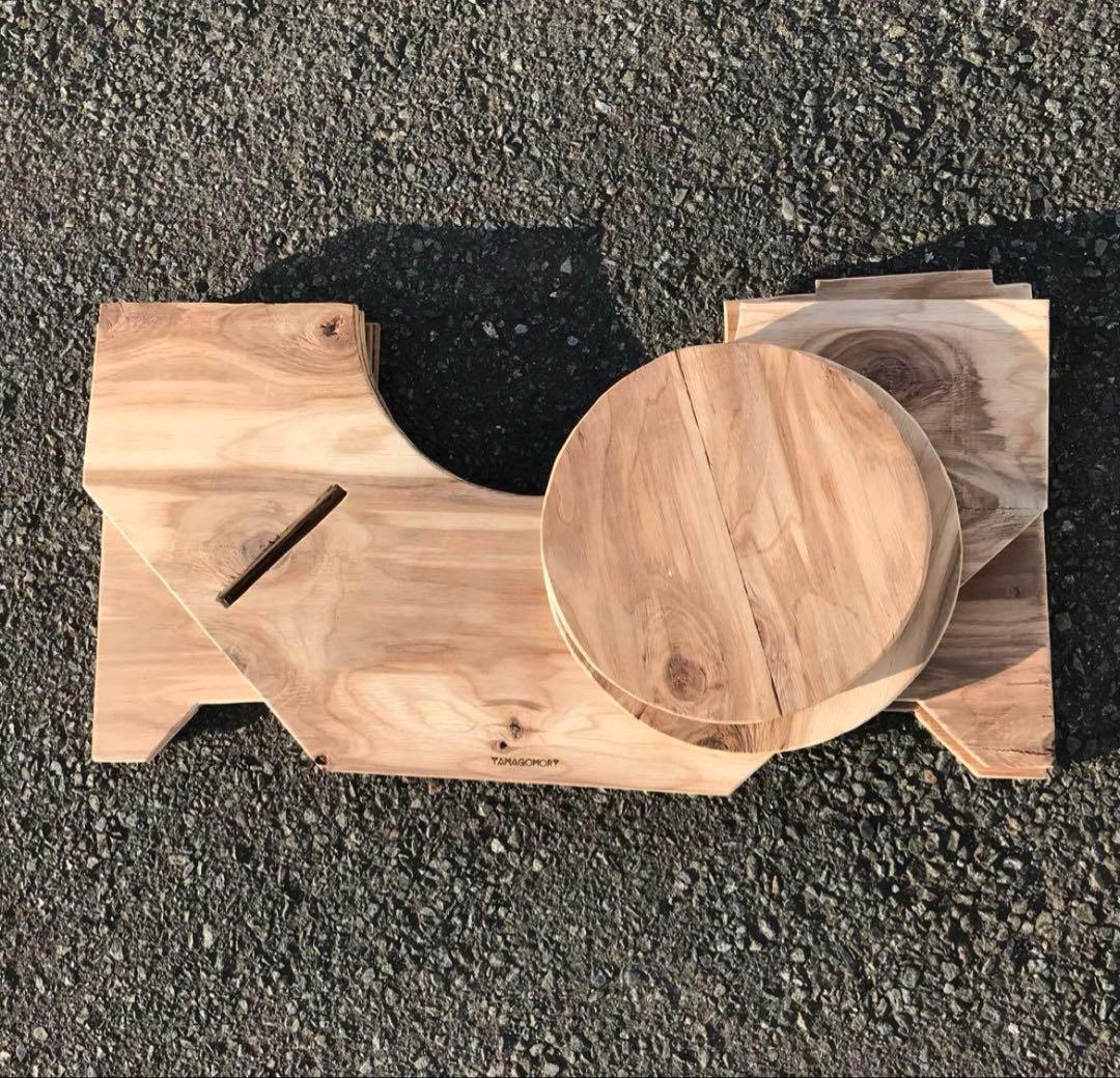 YAMAGOMORY 八卓 七輪テーブル 折り畳み キャンプテーブル - メルカリ