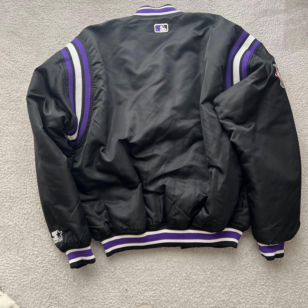 美品✨スターター ロッキーズ スタジャンMLB STARTER ダイアモンドL