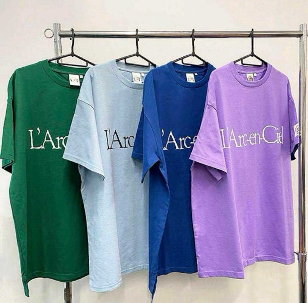 L'Arc〜en〜Ciel【FC限定】BIG 旧ロゴ Tシャツ ラルク　パープル