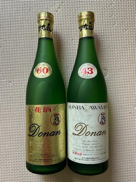 泡盛古酒　Donan グリーンボトル60度 43度 セット35年超え 泡盛瓶熟成27年古酒 どなん60度・43度グリーンボトル2本セット｜Yahoo