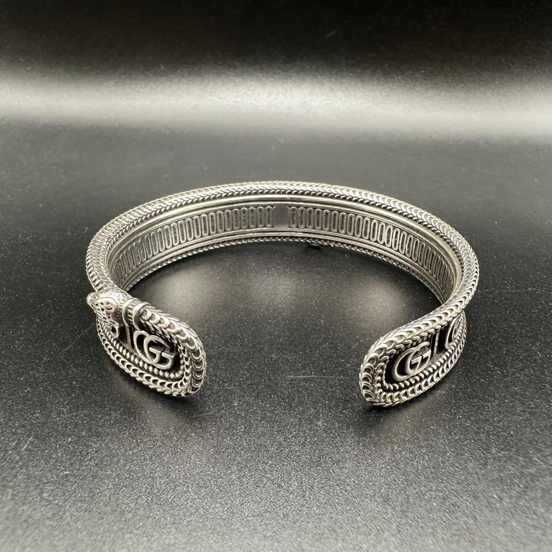 極美品✨ GUCCI グッチ バングル スネーク シルバー 刻印 1317 - メルカリ