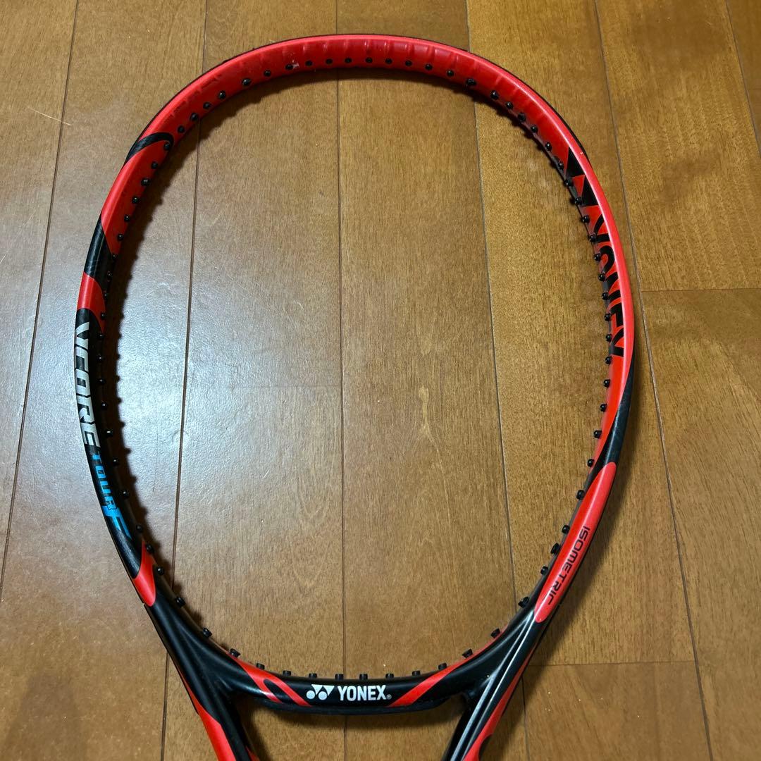YONEX VCORE TOUR F 硬式テニスラケット 黒赤 - メルカリ