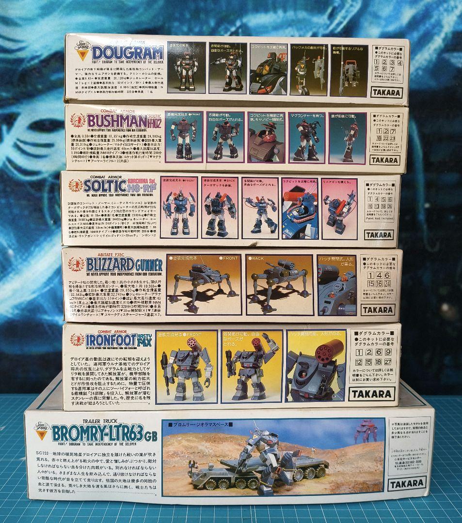 09 未組立 タカラ 太陽の牙ダグラム プラモデル 6点セット - メルカリ