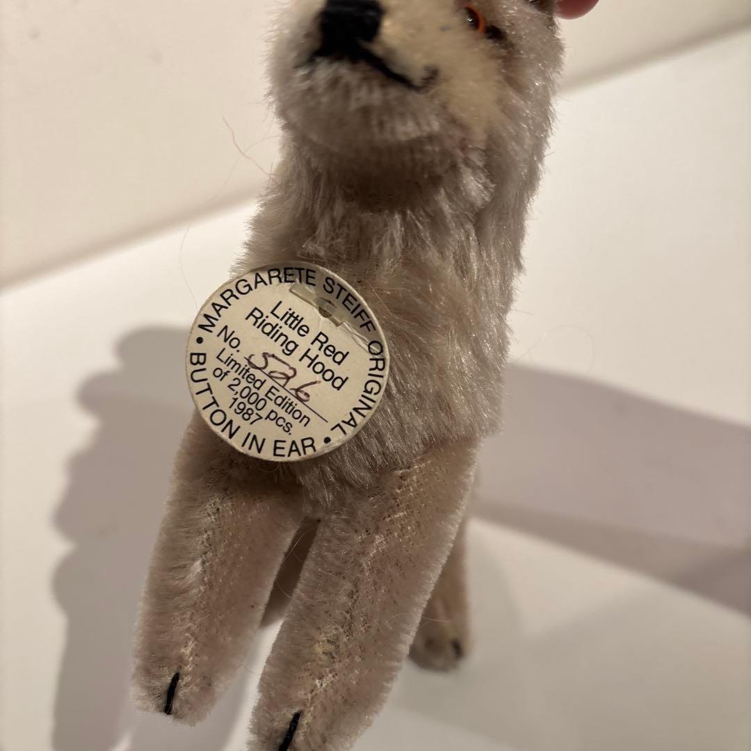 steiff wolf オオカミ　限定2000体　オールドシュタイフ　超希少