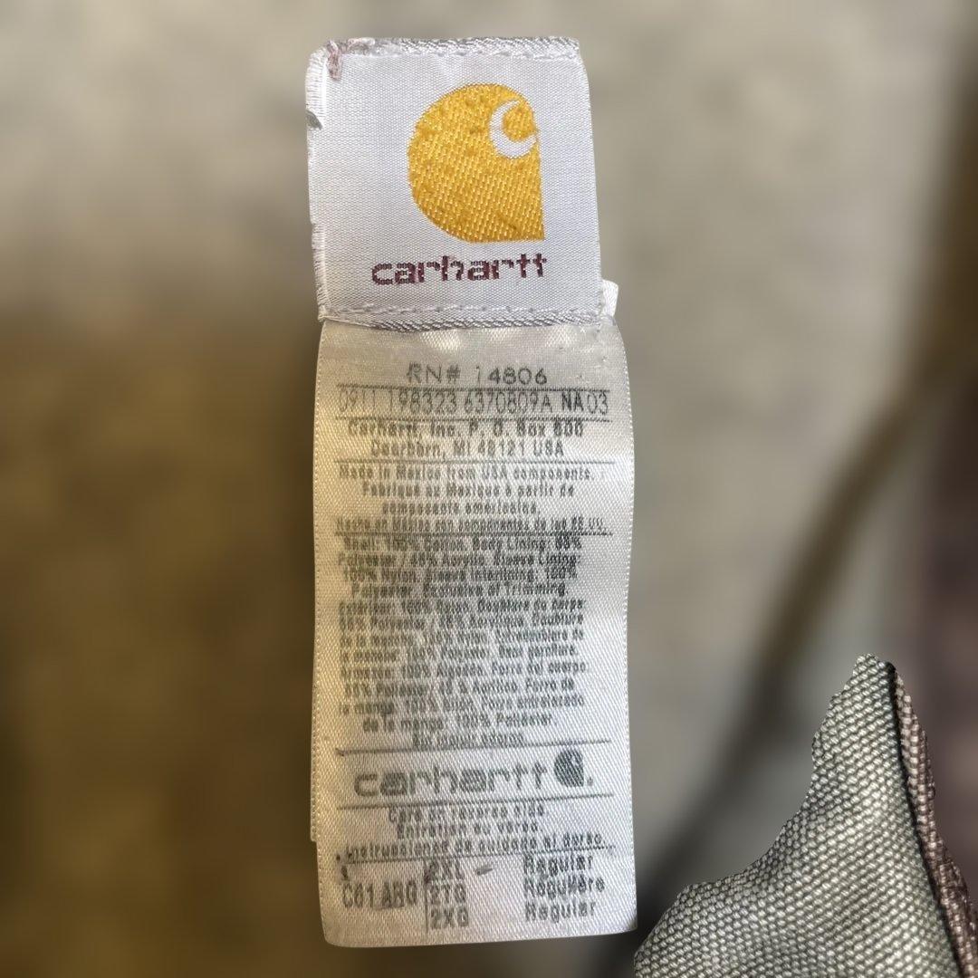 11年メキシコ製Carhartt ワークジャケット C61ARG 2XL - メルカリ