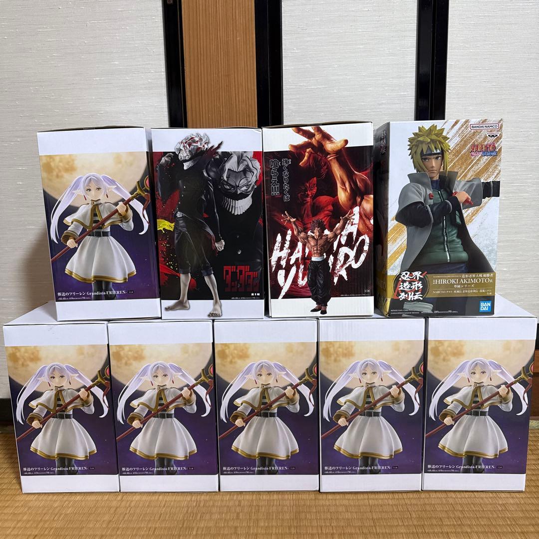 Grandista 忍界造形外伝　アニメキャラクター フィギュア 9体セット