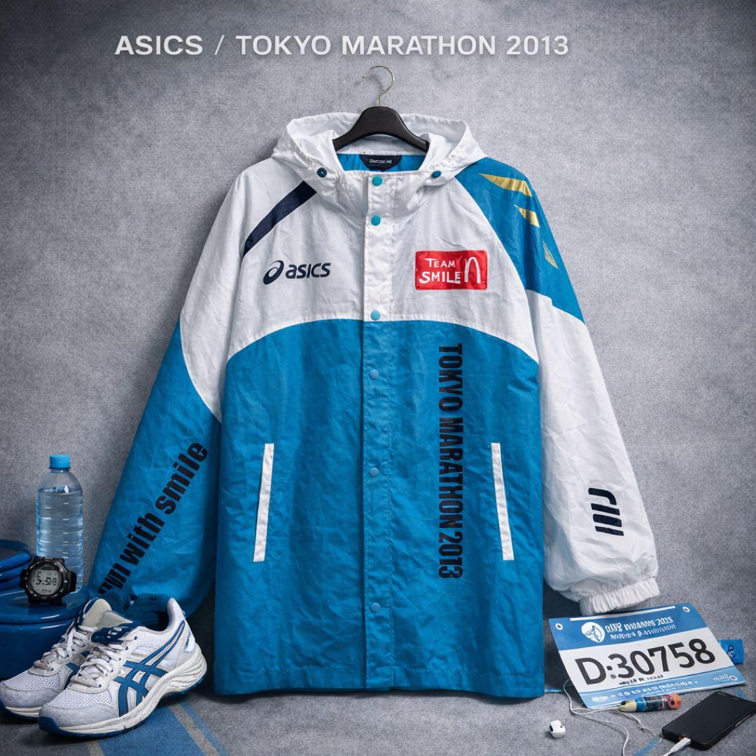美品】ASICS 東京マラソン2013 非売品 ナイロンジャケット F - メルカリ