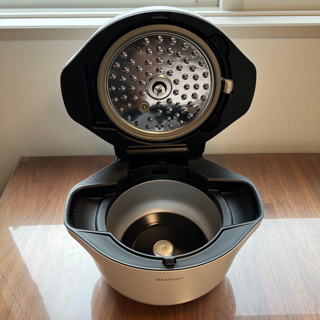 【美品】SHARP 水なし自動調理鍋 ホットクック 1.6L KN-HW16H