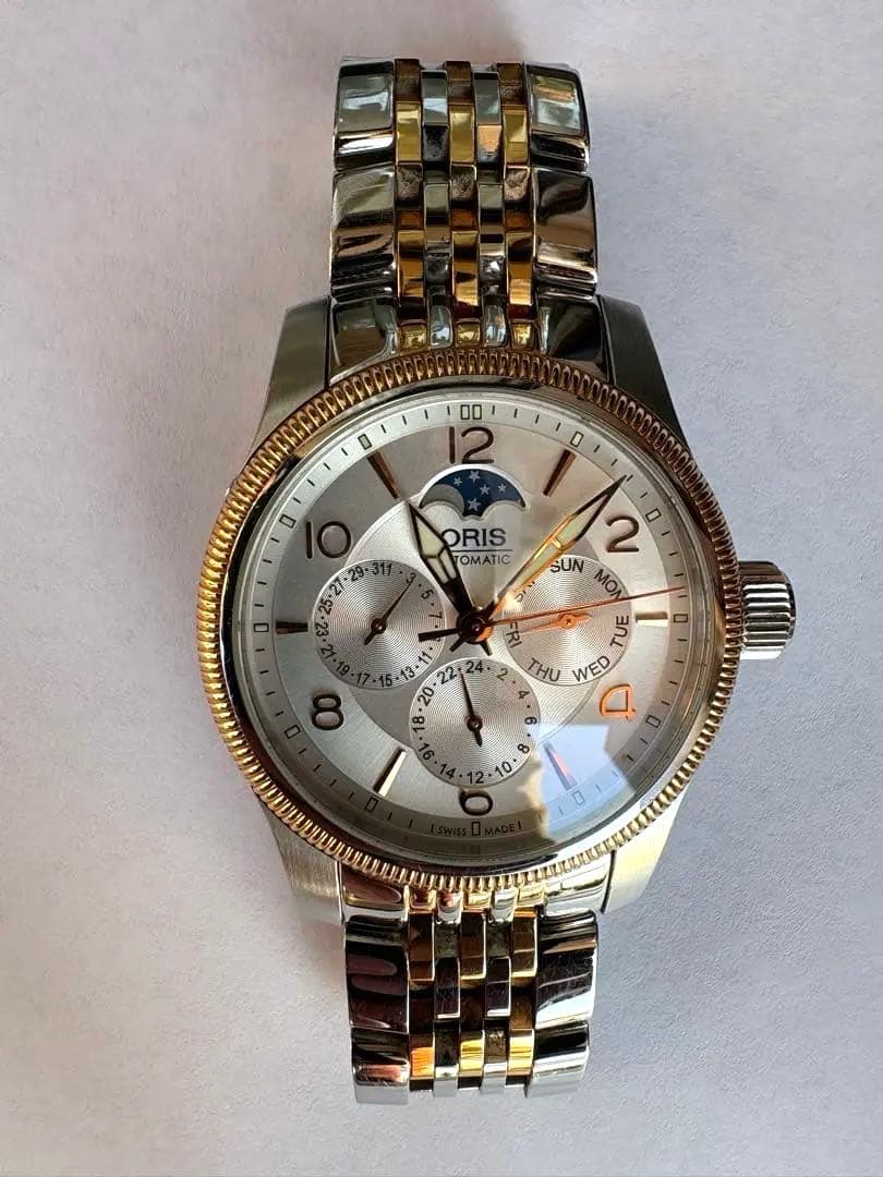 ORIS（オリス）自動巻き ムーンフェイズ（トリプルカレンダー系） 楽天市場】ORIS オリス アートリエ ムーンフェイズ トリプルカレンダー