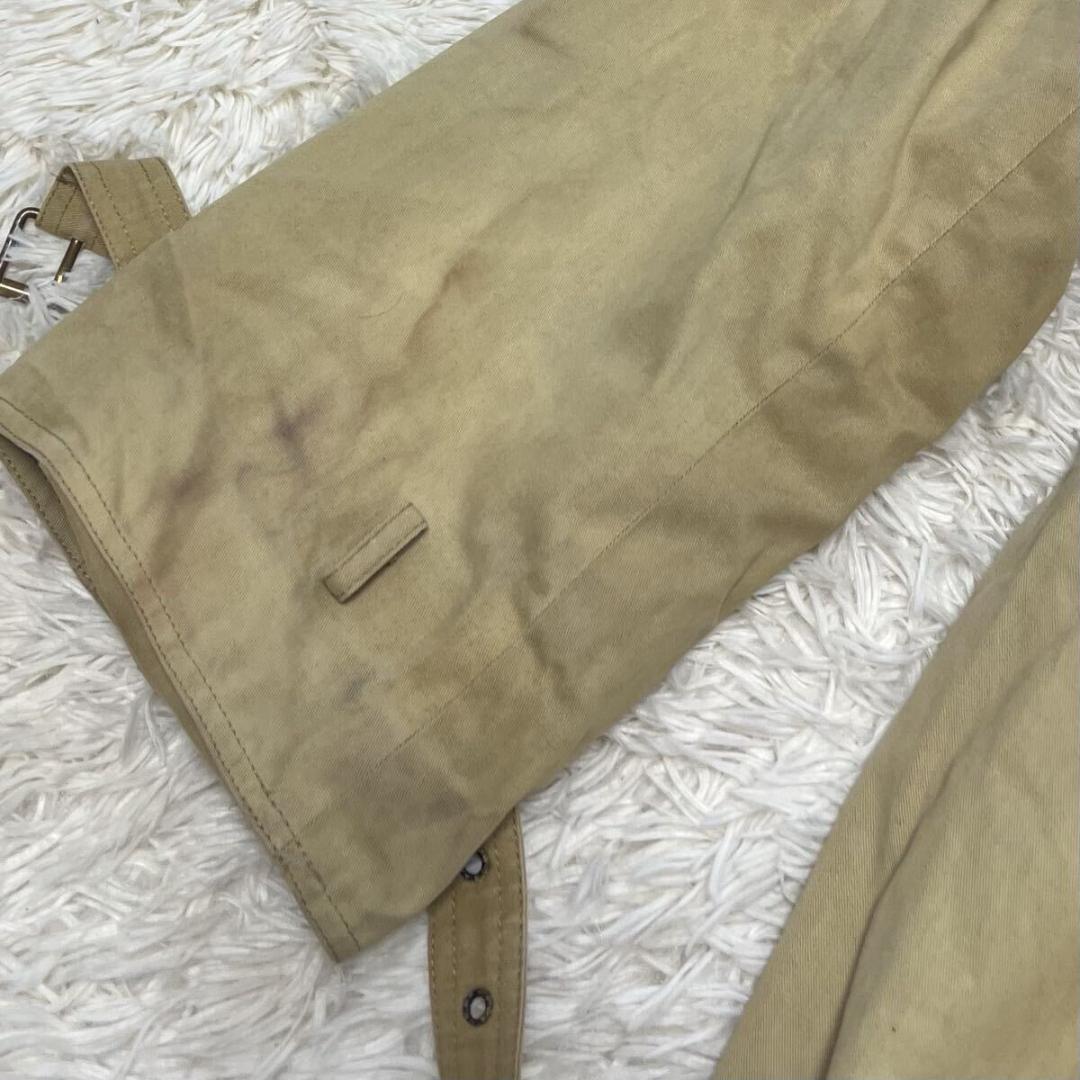 XXL相当 EMPORIO ARMANトレンチコート ロング ベージュ メンズ XXL相当