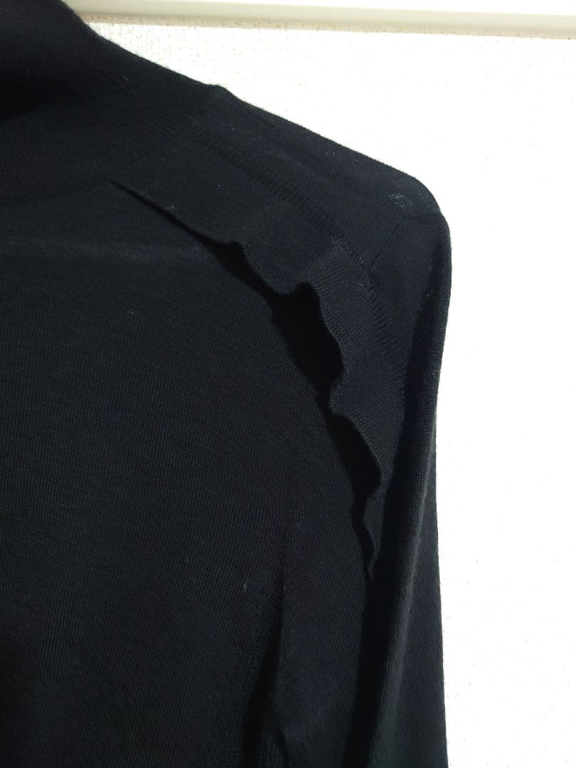 YONFAフラッシータートルニット ブラック