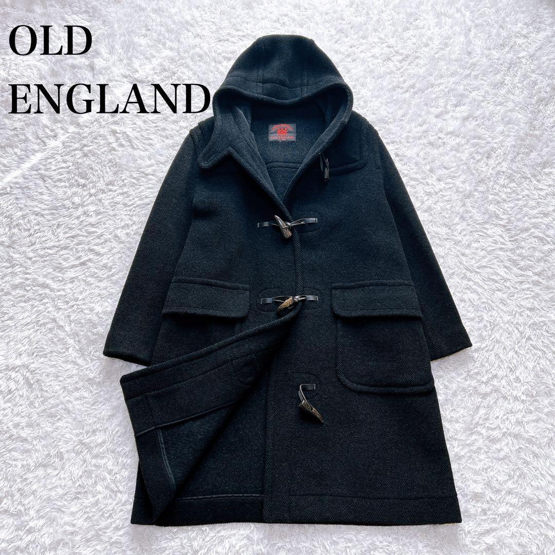 オールドイングランド　ダッフルコート　ヘリンボーン　ウール　フード　10 ✨美品✨オールドイングランド 155周年 ダッフルコート ヘリンボーン