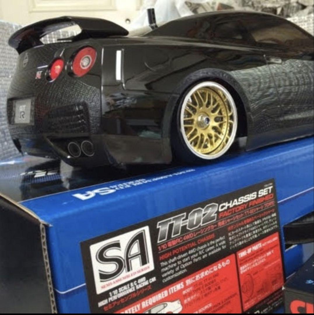 タミヤ1/10日産スカイラインR35 GT-R走行フルセット！