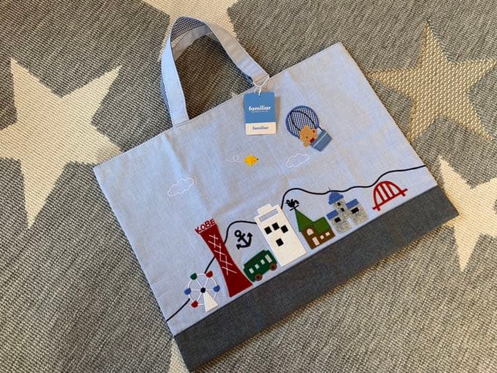 新品☆未使用】ファミリア×イカリスーパー コラボ レッスンバッグ レア