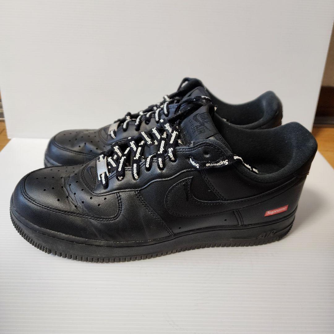 ナイキ　エアフォース1 Supreme ブラック　28.5cm