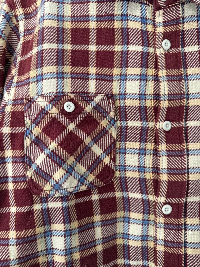 FIVEBROTHER 70s 80s 復刻 三角タグ ヘビーネルシャツ 好配色 - メルカリ