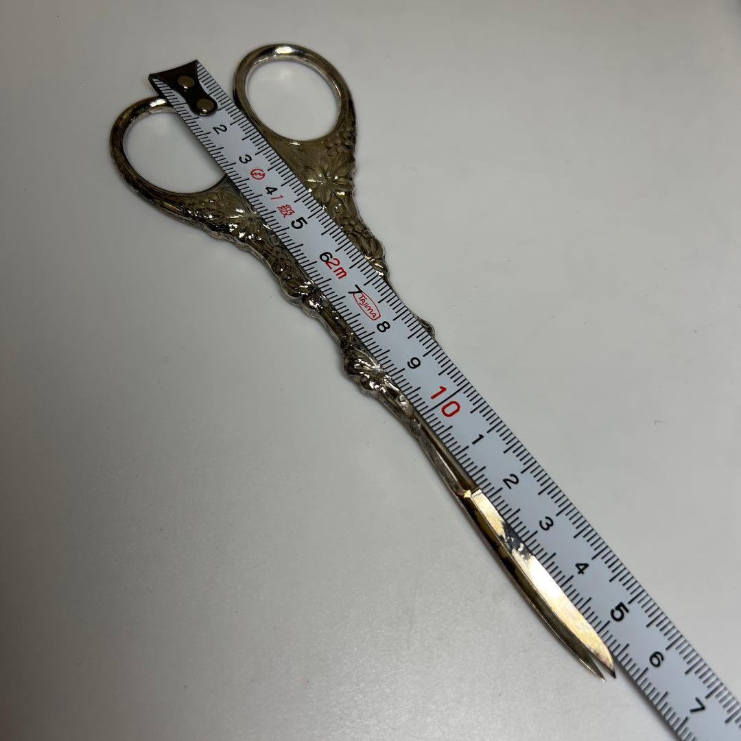 クリストフル ぶどう文ハサミ 78g/15.8㎝ 東Y8-0108⑤タトオ - メルカリ