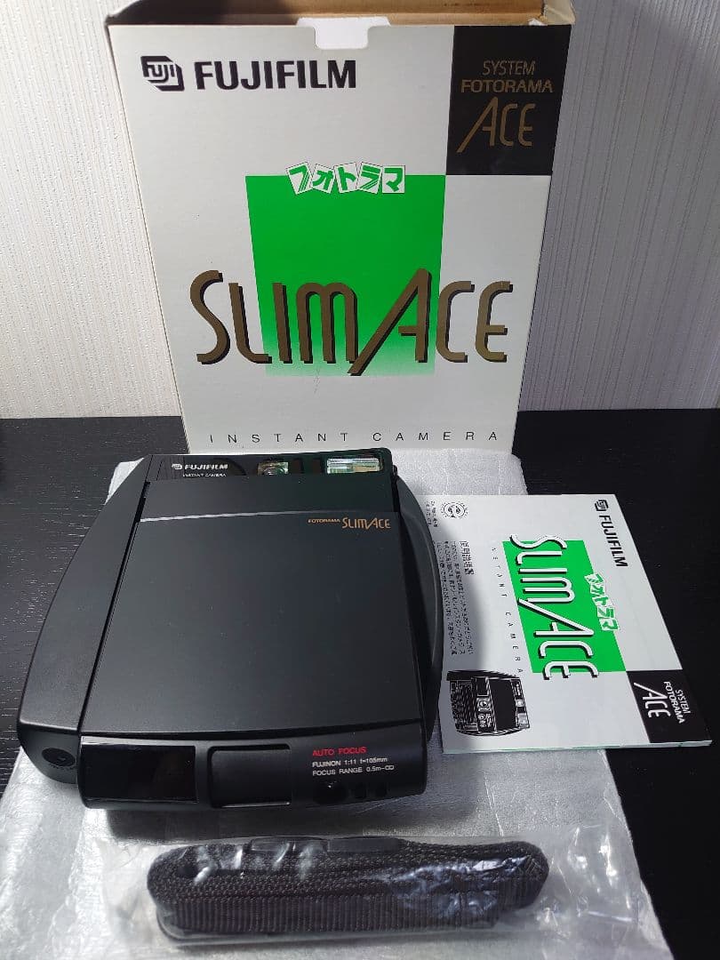 美品 Fujifilm SLIM ACE インスタントカメラ 本体 - メルカリ