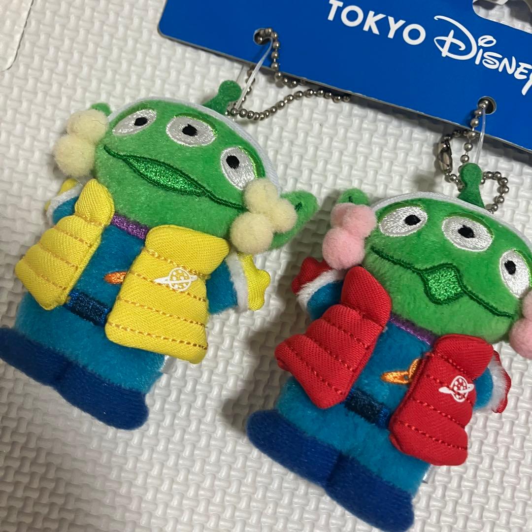 新品　トイストーリー　リトルグリーンメン ぬいぐるみバッジ