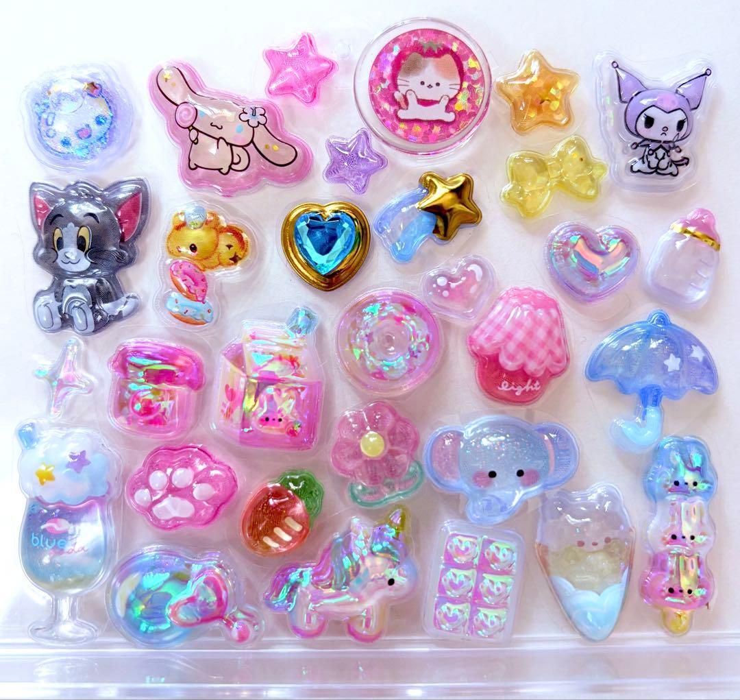 ボンボンドロップシール ウォーターシール おはじきシール など * 30枚