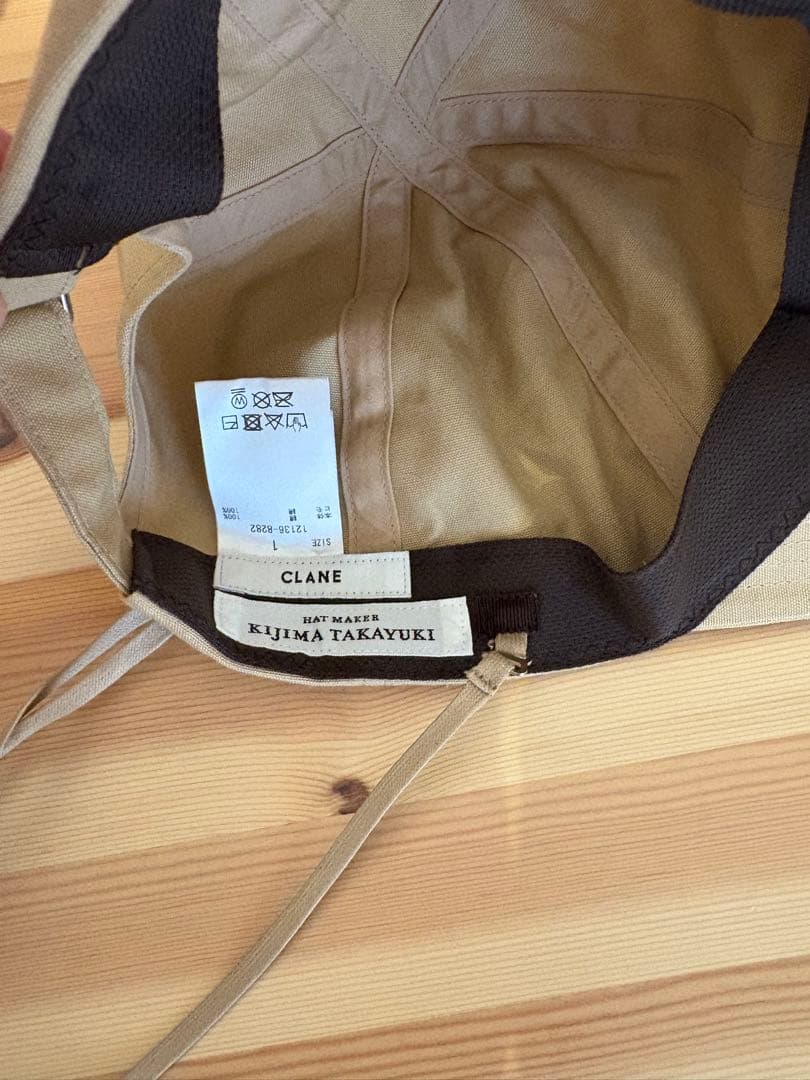 KIJIMA TAKAYUKI×CLANE ベージュ キャップ キジマタカユキ - メルカリ