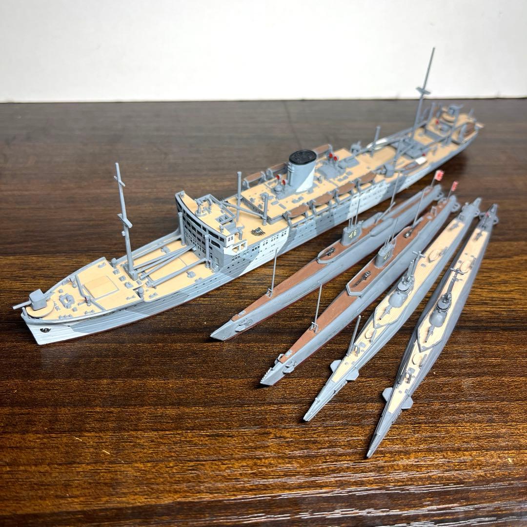 1/700 日本海軍　潜水母艦　平安丸　潜水艦　伊1・6・56・60 ハセガワ 1/700 日本海軍 特設潜水母艦 「平安丸 1943」 : 常磐重工