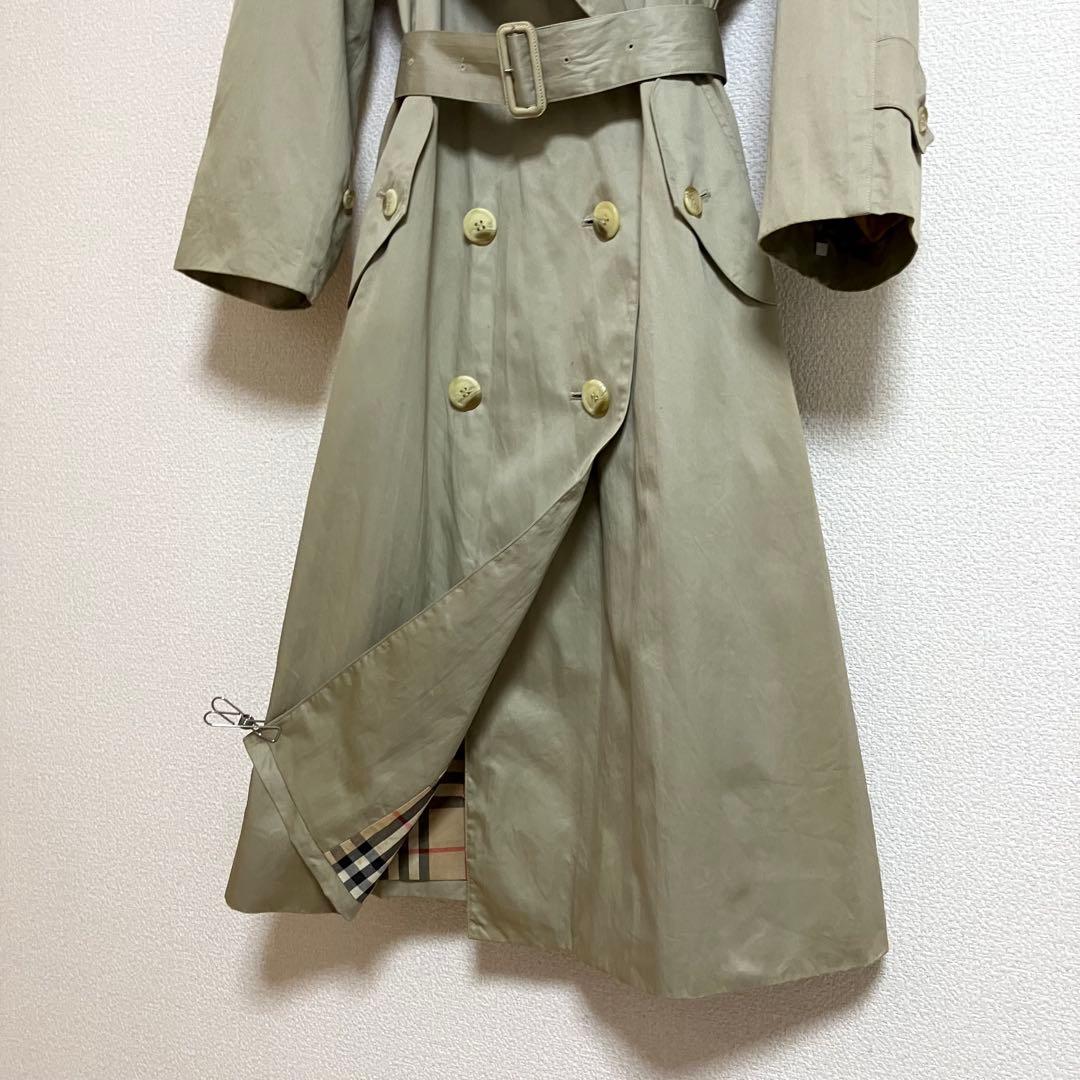 バーバリー トレンチコート ロング￼107 裏地ノバチェック総柄