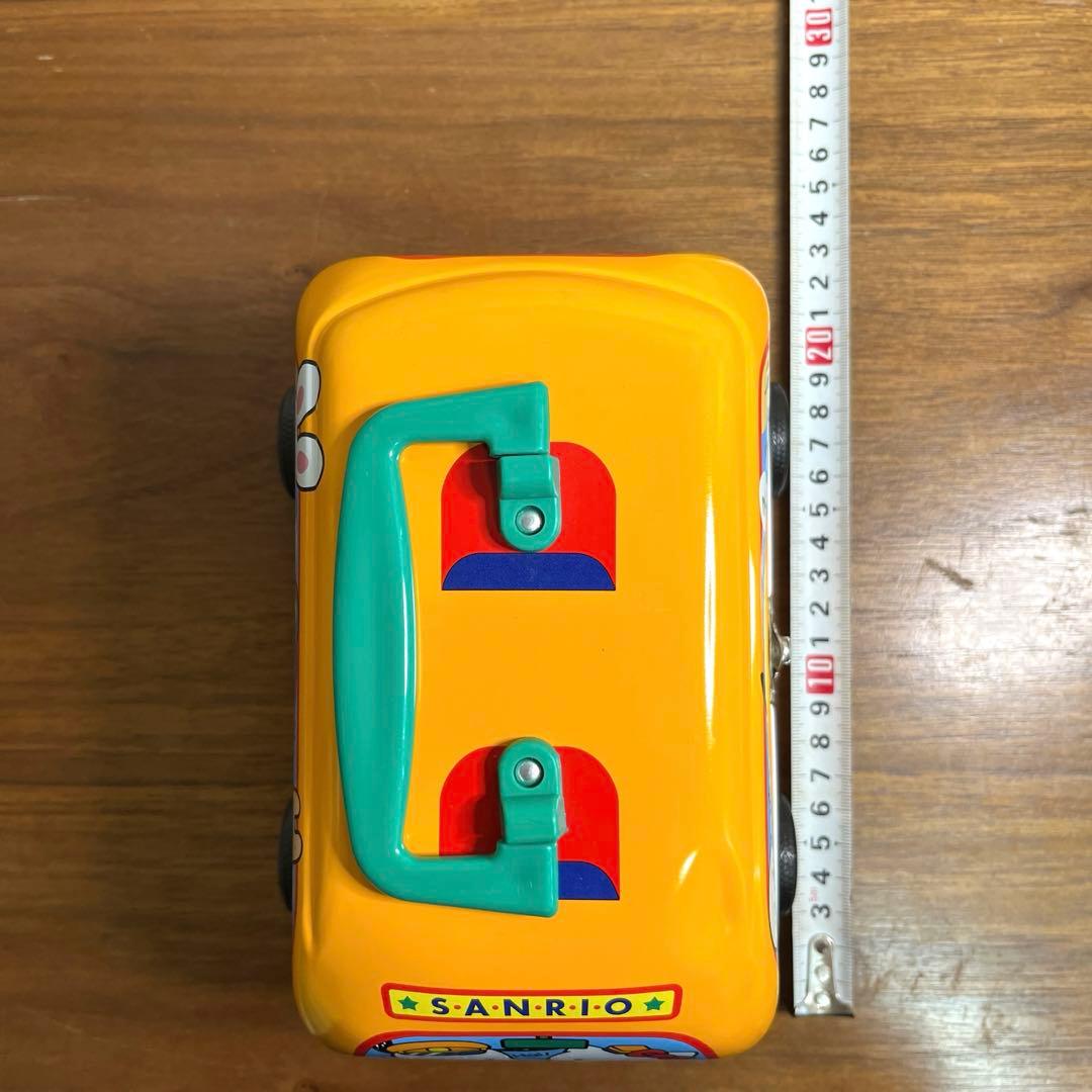 サンリオ　わくわくおでかけなかよしバス 缶ケース　ピューロランド限定