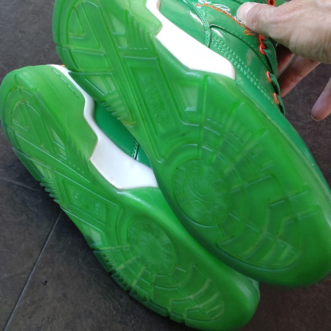 たく様用【EWING ATHLETICS エナメルグリーン】26.5cm 中古