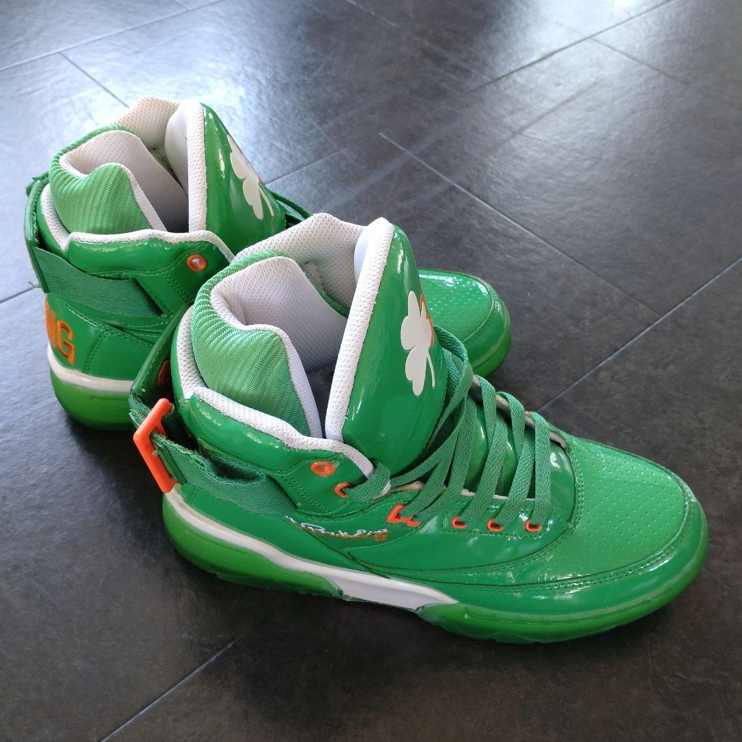 たく様用【EWING ATHLETICS エナメルグリーン】26.5cm 中古