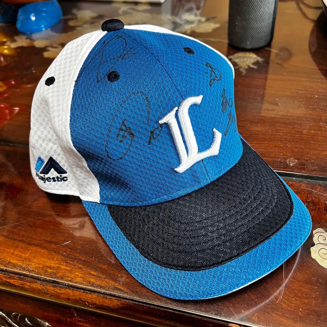 西武ライオンズ 帽子 源田壮亮＆森＆辻選手サイン入り - メルカリ