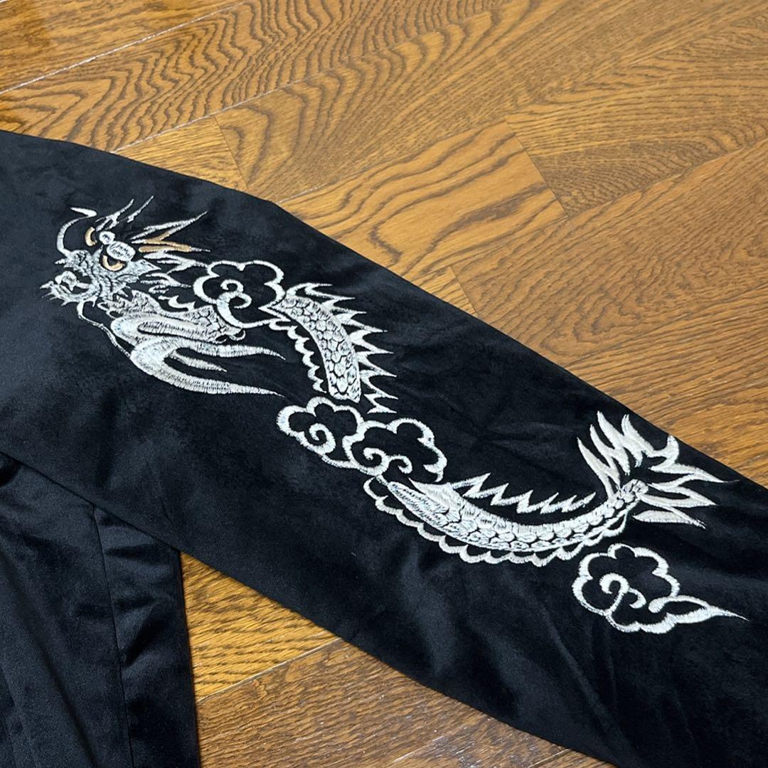 HOUSTON ヒューストン 別珍 スカジャン 45周年記念 限定 ブラック L