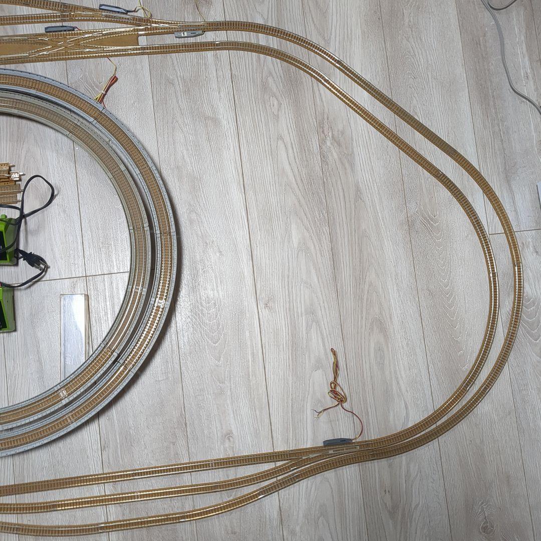 値下　TOMIX　複線立体交差　ポイントレールセット　機関車庫付