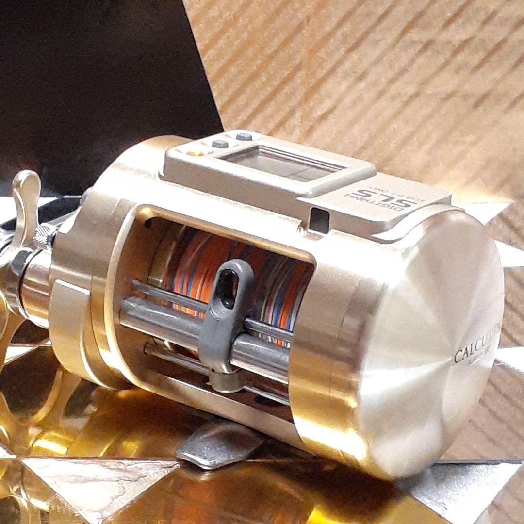 シマノ カルカッタ デジタナSLS 3000 船用 タイラバ ベイトリール 美品