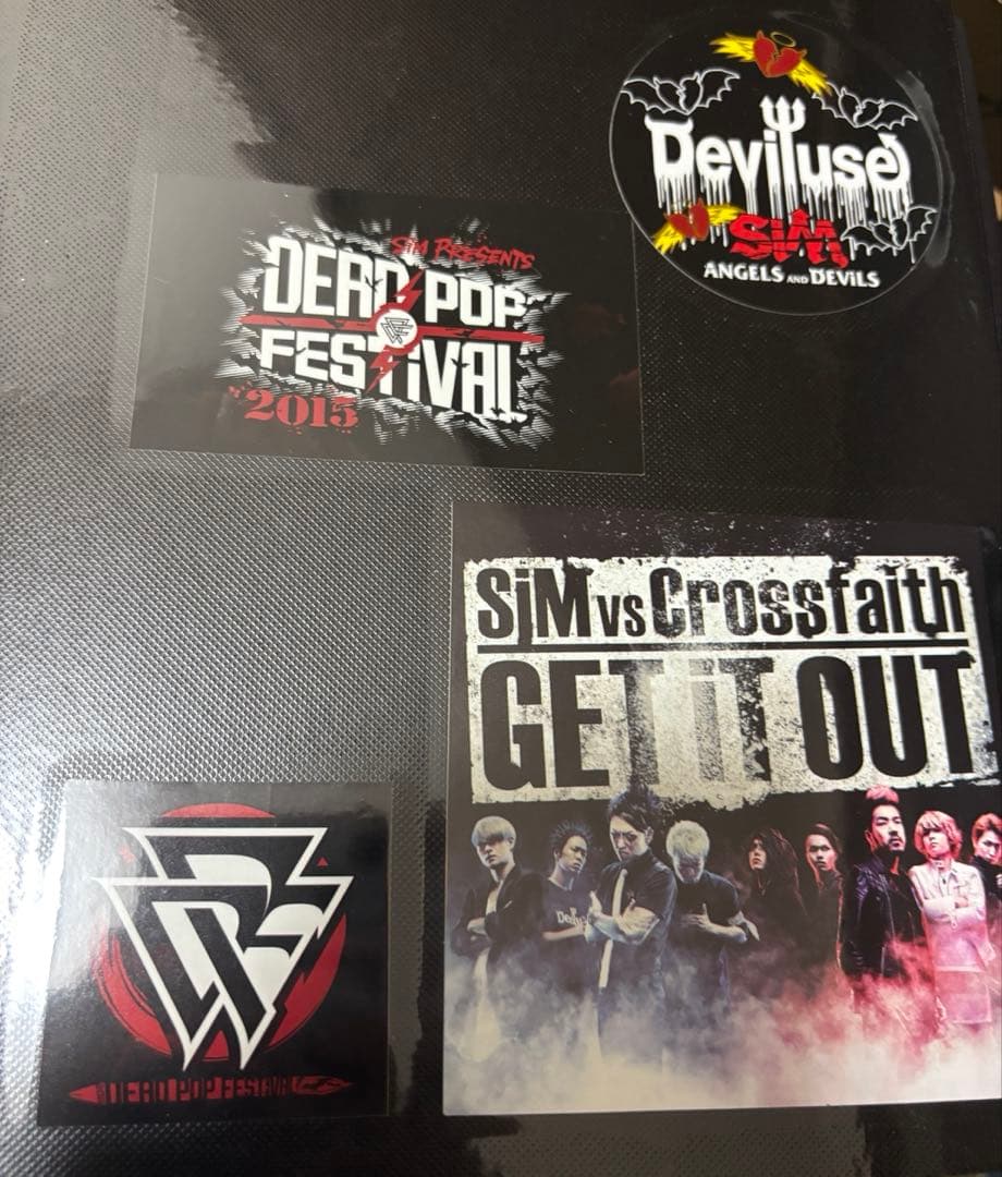 SiM バンド 初期ロゴ ステッカー