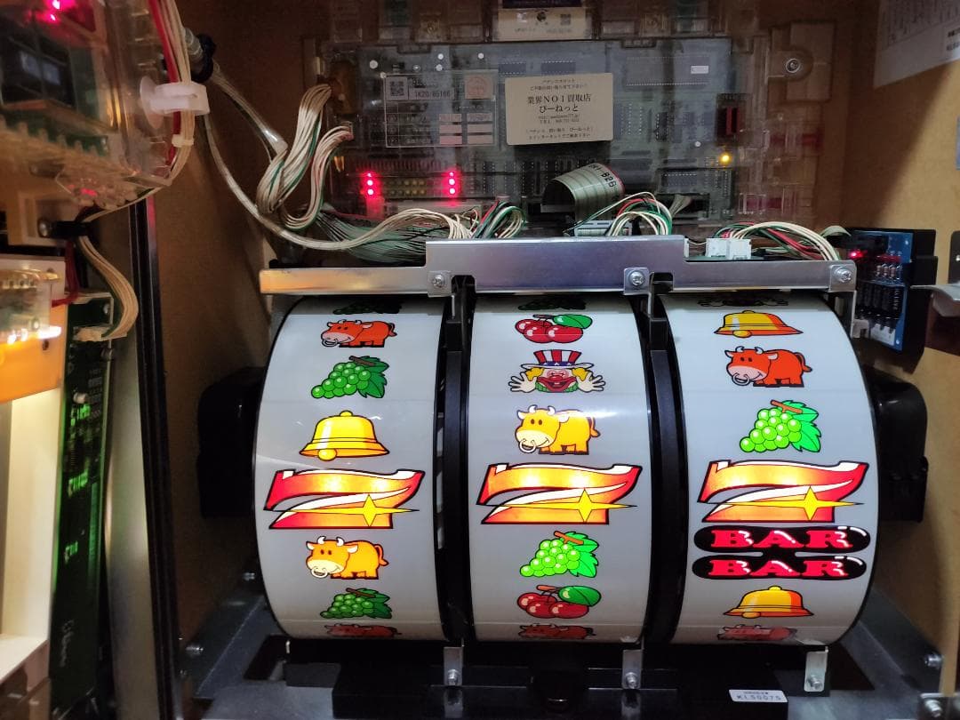 パチスロ実機】北電子☆『初代』ミラクルジャグラー【コイン不要機付