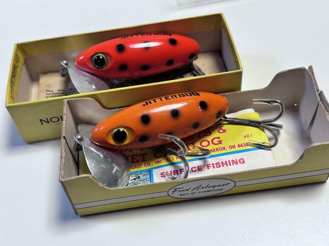 Jitterbug オールドルアー　Fred arbogast ジッターバグ Vintage Fred Arbogast Jitterbug 2.5