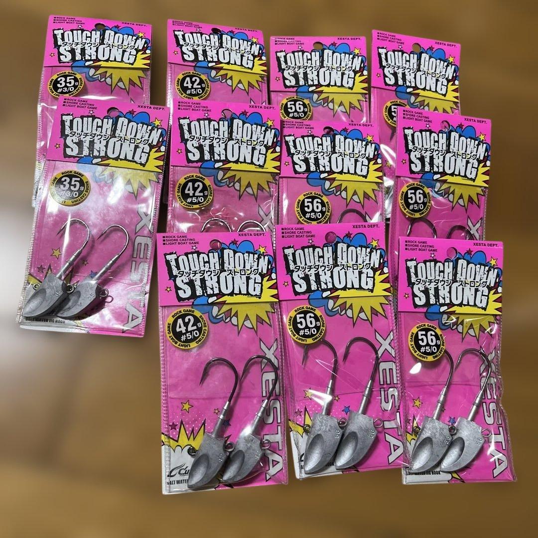 ゼスタ　XESTA TOUCH DOWN STRONG ジグヘッド 3種6パック タッチダウンストロング - XESTA ONLINE SHOP