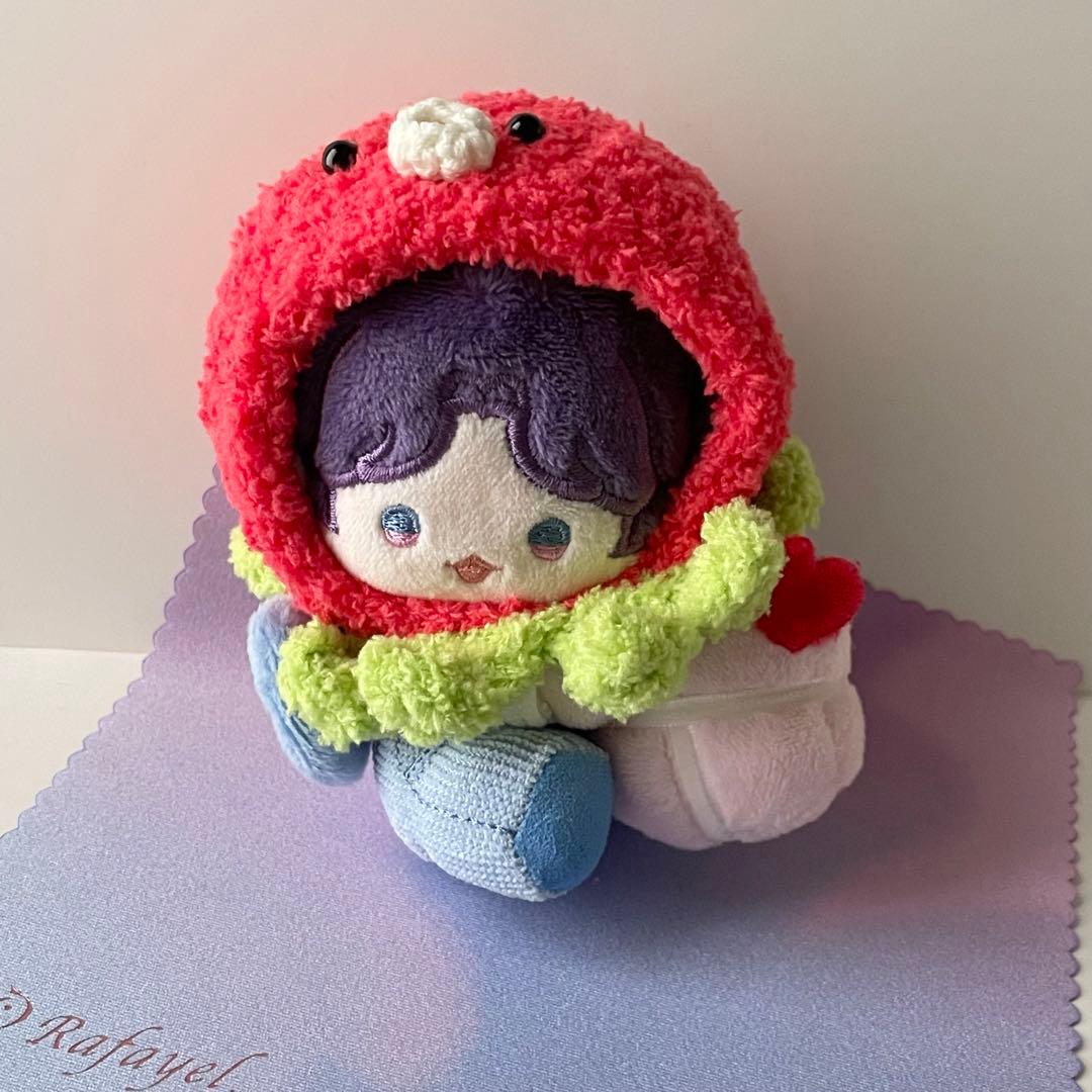 恋と深空 ホムラ わさびタコ帽子 着せ替え ぬいぐるみ服10cm - メルカリ