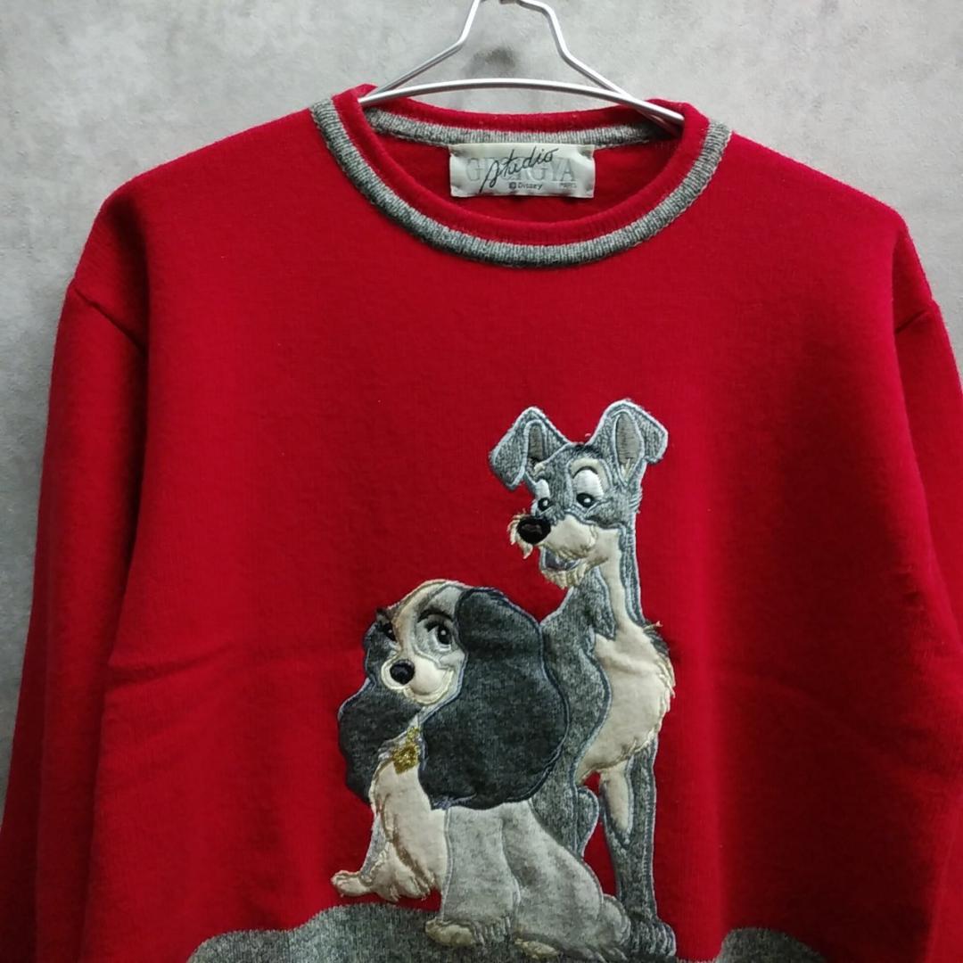 GEORGYA studio ディズニー ニット レディース わんわん物語 訳有